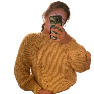 Fall sweater yellow/orange
